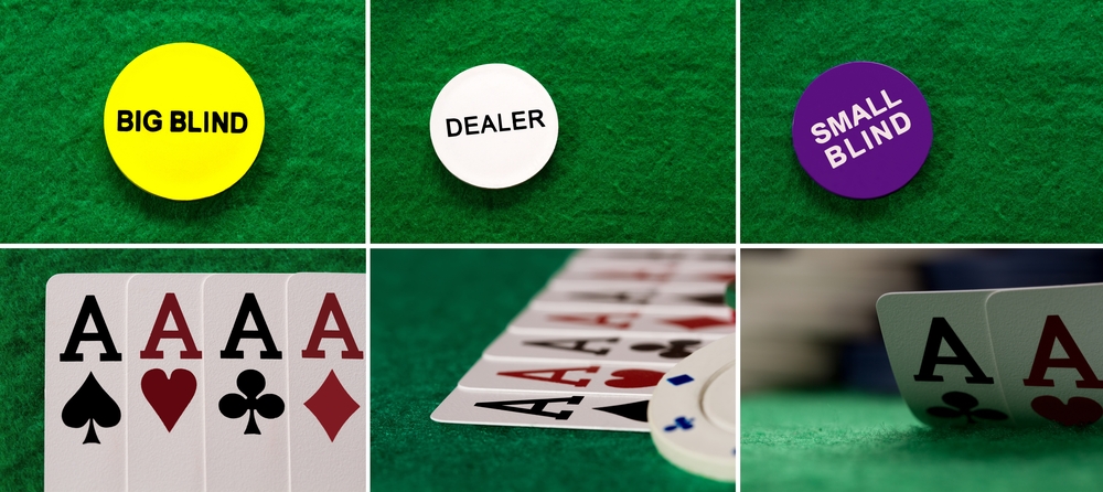 heads up poker is dealer small blind